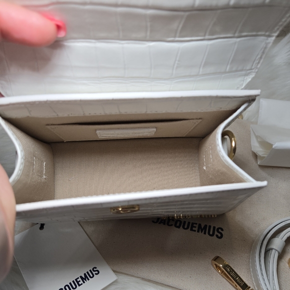 JACQUEMUS Off-White Le Chouchou 'Le Chiquito Moyen' Bag BNWT - Picture 9 of 9